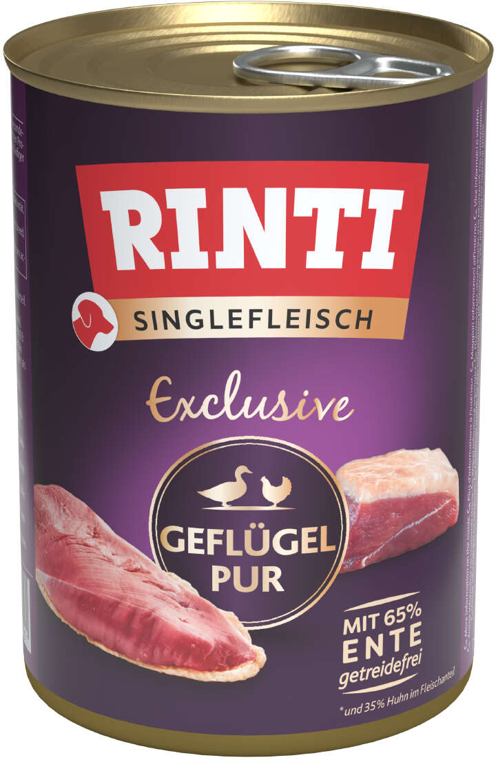 RINTI Hunde-Nassfutter Singlefleisch Pansen pur